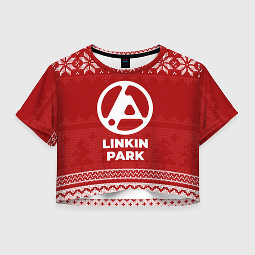 Женский топ Новогодний Linkin Park 2024 / 3D-принт – фото 1
