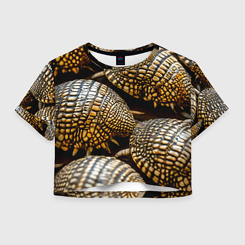 Женский топ Панцири броненосцев / 3D-принт – фото 1