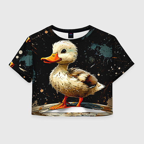 Женский топ Милая уточка / 3D-принт – фото 1
