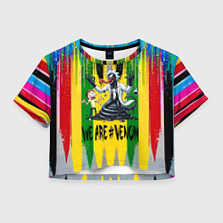 Женский топ We are Venom - Morty and Rick fantasy