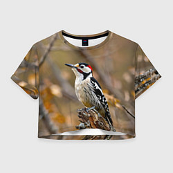 Женский топ Дятел в лесу