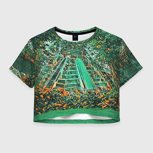 Женский топ Башня в джунглях / 3D-принт – фото 1