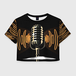 Женский топ Микрофон и звук