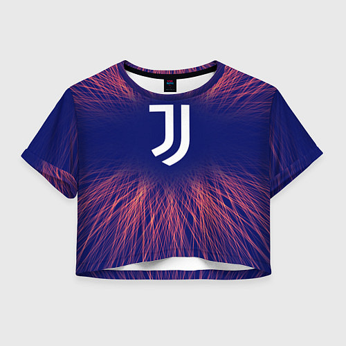 Женский топ Juventus red energy / 3D-принт – фото 1