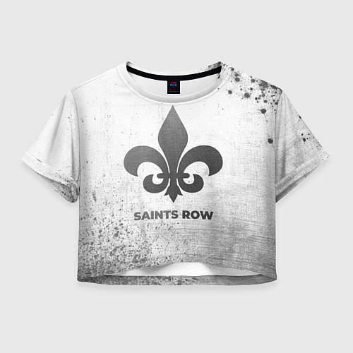 Женский топ Saints Row - white gradient / 3D-принт – фото 1
