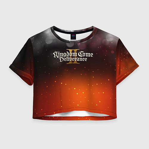 Женский топ Kingdom Come Deliverance 2 logo / 3D-принт – фото 1