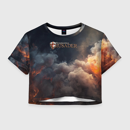 Женский топ Stronghold Crusader logo / 3D-принт – фото 1