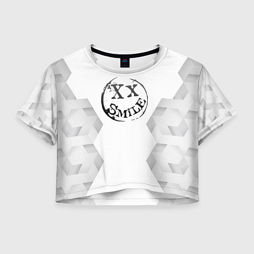 Женский топ Avril Lavigne white poly / 3D-принт – фото 1