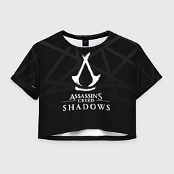 Женский топ Assassins creed shadows - монохромный