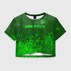 Женский топ One Piece - green gradient посередине