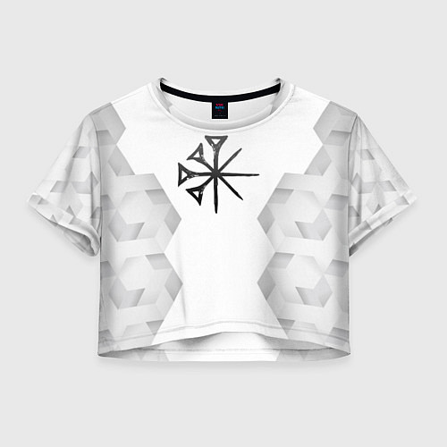 Женский топ Nightwish white poly / 3D-принт – фото 1