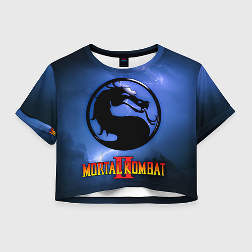 Женский топ Мортал комбат 2 - логотип / 3D-принт – фото 1