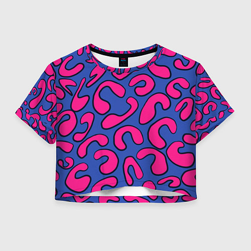 Женский топ Цветные каракули / 3D-принт – фото 1