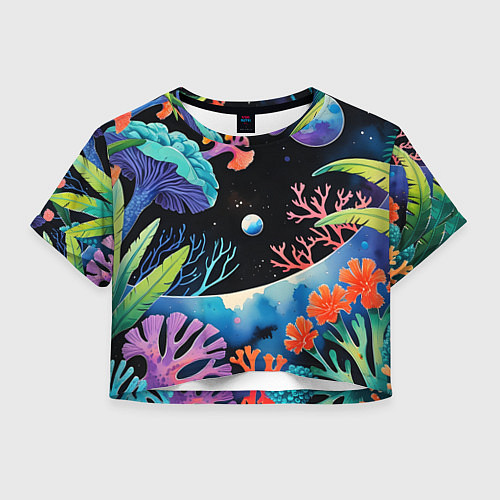 Женский топ Подводная фантастика / 3D-принт – фото 1