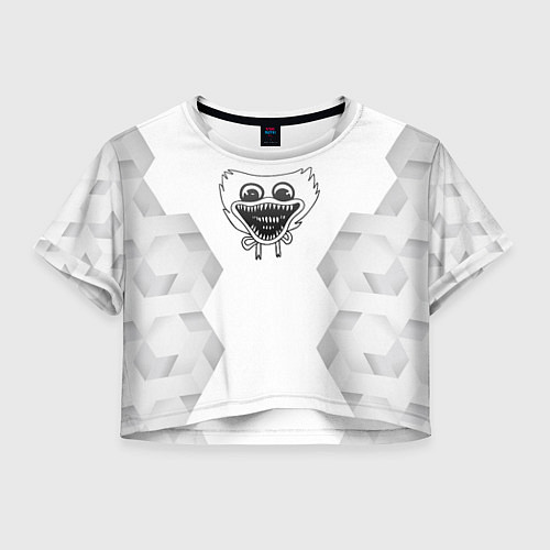 Женский топ Poppy Playtime white poly / 3D-принт – фото 1