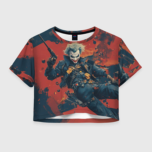 Женский топ Бандит Джокер / 3D-принт – фото 1