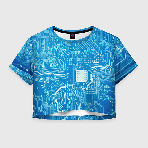 Женский топ Системная плата / 3D-принт – фото 1