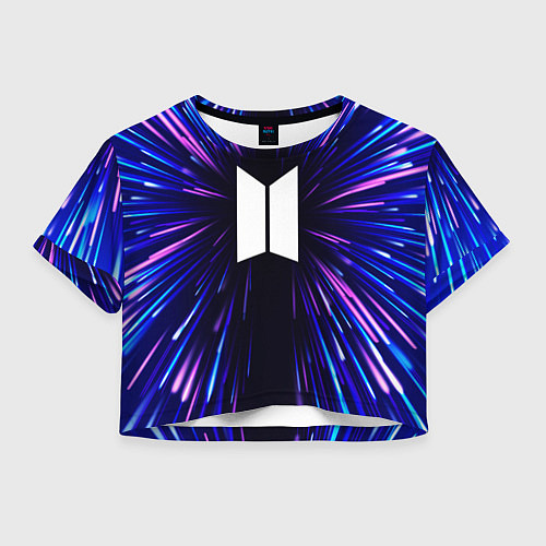 Женский топ BTS neon energy / 3D-принт – фото 1