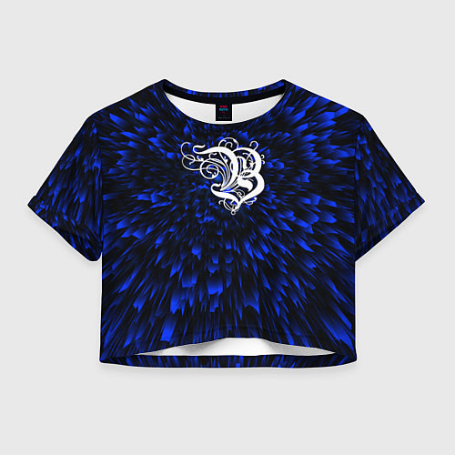 Женский топ Burzum blue energy / 3D-принт – фото 1