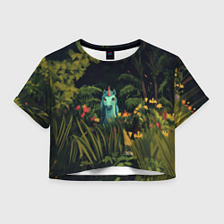 Женский топ Голубая единорожка