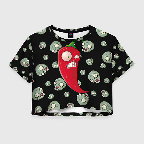 Женский топ Перчик из игры растения против зомби / 3D-принт – фото 1
