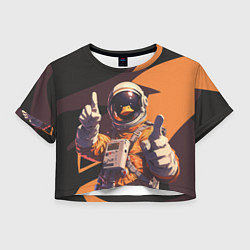 Женский топ Птичий астронавт