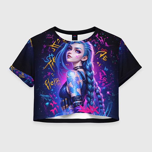 Женский топ Powder / 3D-принт – фото 1