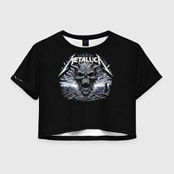 Женский топ Metallica - horned skull