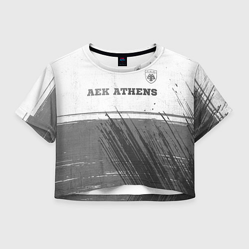 Женский топ AEK Athens - white gradient посередине / 3D-принт – фото 1