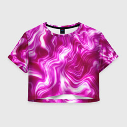 Женский топ Завихрения - оттенки розового и белого