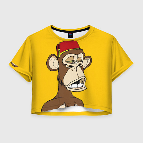 Женский топ NFT ape monkey / 3D-принт – фото 1