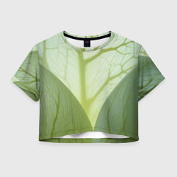 Женский топ Макро съемка листа