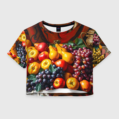Женский топ Фруктовый натюрморт / 3D-принт – фото 1