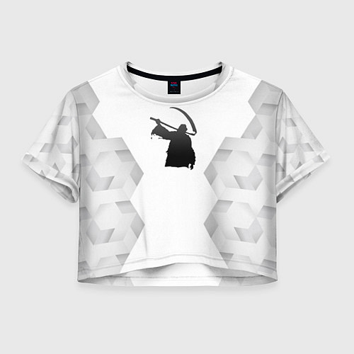 Женский топ Children of Bodom white poly / 3D-принт – фото 1