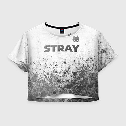 Женский топ Stray - white gradient посередине / 3D-принт – фото 1