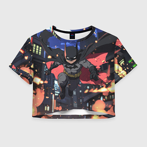 Женский топ Злой Бэтмен в полете / 3D-принт – фото 1