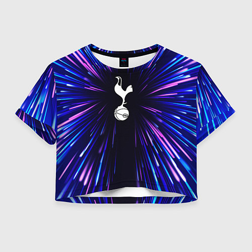 Женский топ Tottenham neon energy / 3D-принт – фото 1
