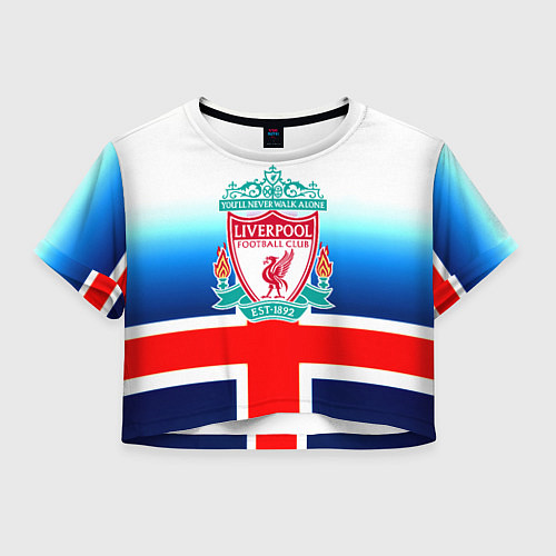 Женский топ Liverpool Англия / 3D-принт – фото 1