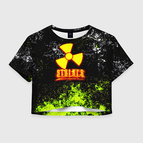 Женский топ Stalker брызги красок / 3D-принт – фото 1