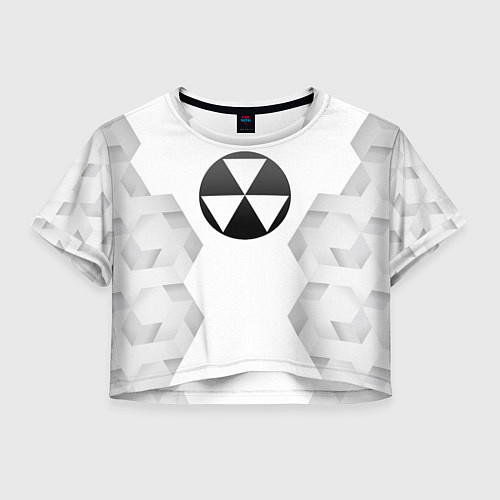 Женский топ Fallout white poly / 3D-принт – фото 1