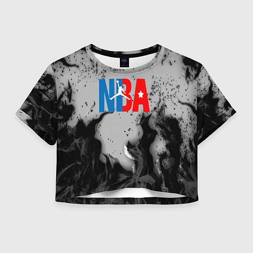 Женский топ NASA неоновый огонь / 3D-принт – фото 1