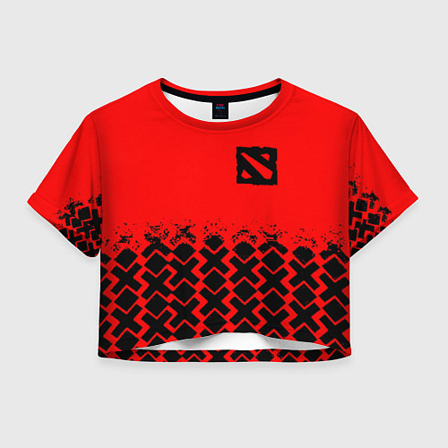 Женский топ Dota игровой паттерн / 3D-принт – фото 1