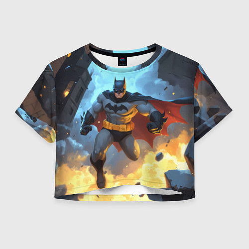 Женский топ Бэтмен в прыжке / 3D-принт – фото 1