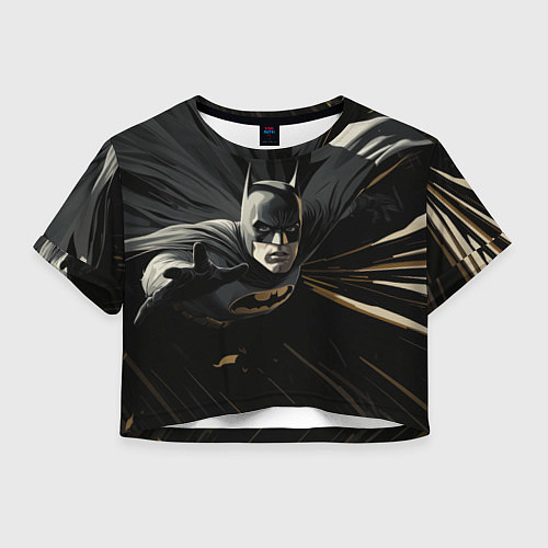 Женский топ Бэтмен черный плащ / 3D-принт – фото 1