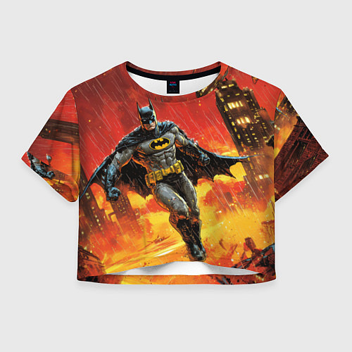 Женский топ Бэтмен застыл в воздухе / 3D-принт – фото 1