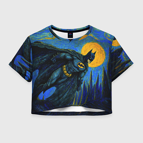 Женский топ Бэтмен в стиле Ван-Гога / 3D-принт – фото 1