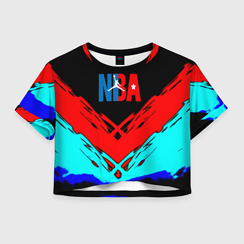 Женский топ NBA краски геометрия / 3D-принт – фото 1