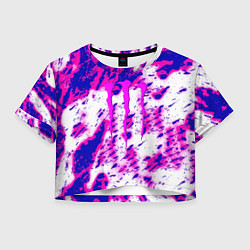 Женский топ Monster energy краски гранж