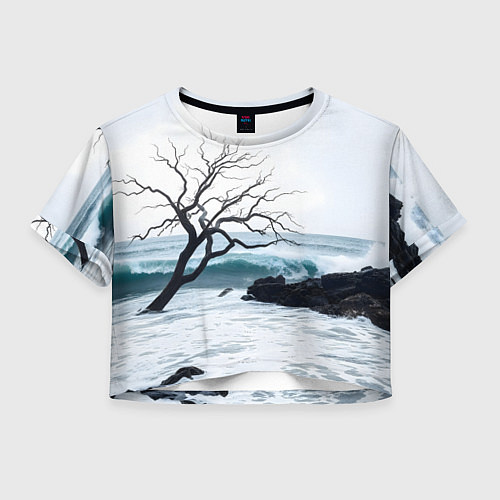 Женский топ Дерево в море / 3D-принт – фото 1