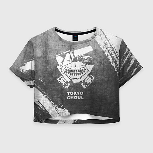 Женский топ Tokyo Ghoul - grey gradient / 3D-принт – фото 1